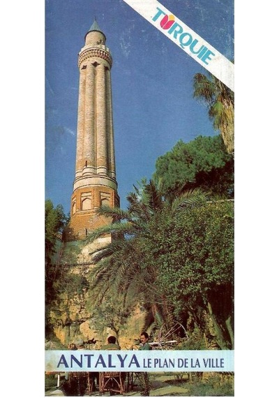 Turquie Antalya Map - Le Plan De La Ville Harita Map