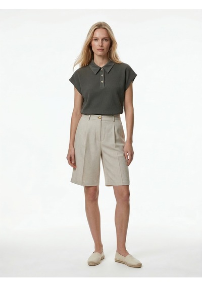 Xint Haki Pamuk Dokulu Oversize Tişört 602581