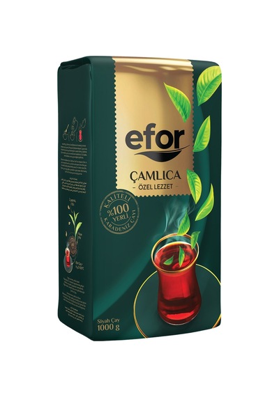 Efor Çamlıca Siyah Çay 1 Kg - 5 Adet Tarı