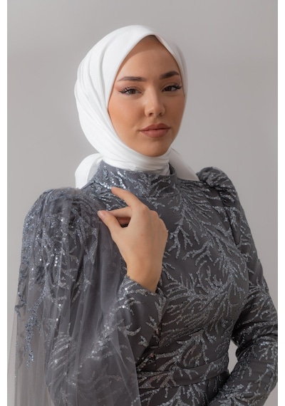Silk Home Twill Eşarp 11343-58 Beyaz