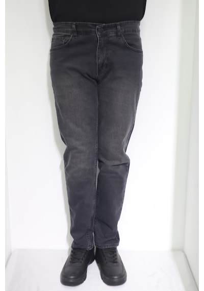 Denim Cartel Dmctekstil Erkek 939 Füme Normal Bel Dar Kesim Boru Paça Jean Pantolon