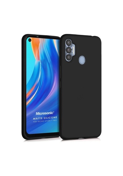 Tecno Spark 7 Pro Kılıf Siyah Col108757-siyah
