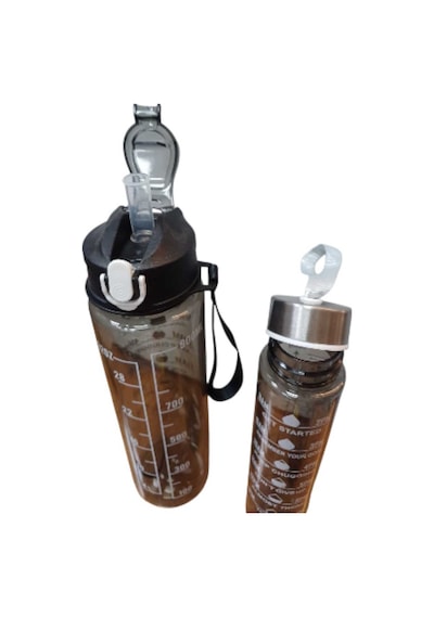 2 Li Motivasyon Matara 900 Ml-500 Ml Lütfen Renk Belirtiniz Çok Renkli Belirtilmemiş Diğer