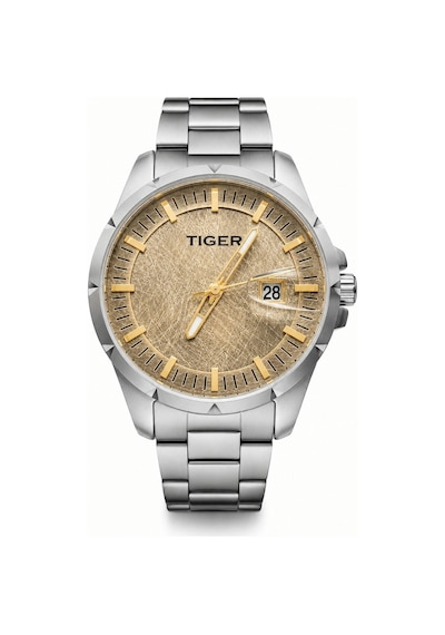 Tı-03225rffs Tıger Çelik Erkek Saati Metalik Gri