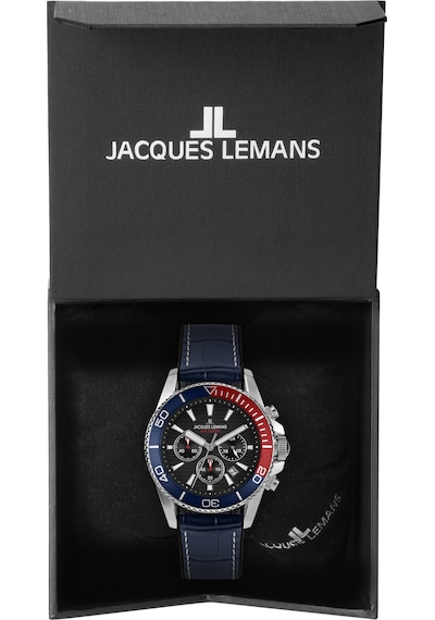 Jacques Lemans 1-2206d Lıverpool Dıver Erkek Kol Saati Gümüş - Mavi