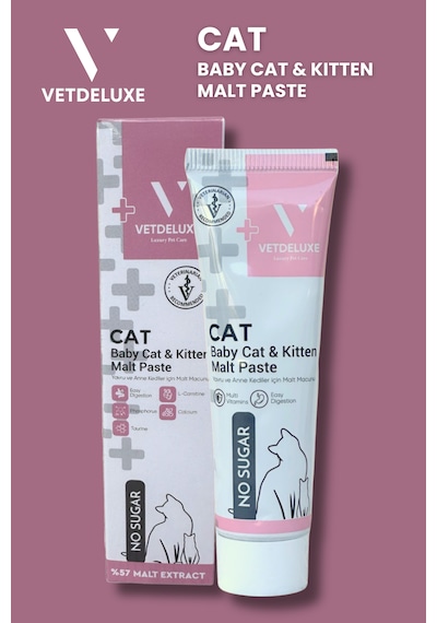 Vetdeluxe Babycat Kitten Malte Tüy Yumağı Önleyici Yavru Hamile ve Emziren 100 G