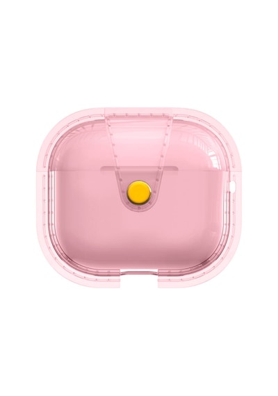 Apple Uyumlu AirPods 3. Nesil Airbag 33 Darbelere Karşı Dayanıklı Magnetik Kılıf-pembe Pembe