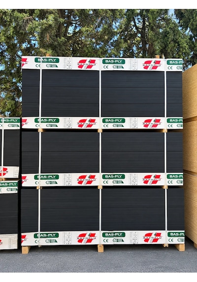 Basply Yerli Çift Taraflı Filmli Plywood 18 Mm 1250 X 2500 Mm 9 Katman Çam Ahşabı