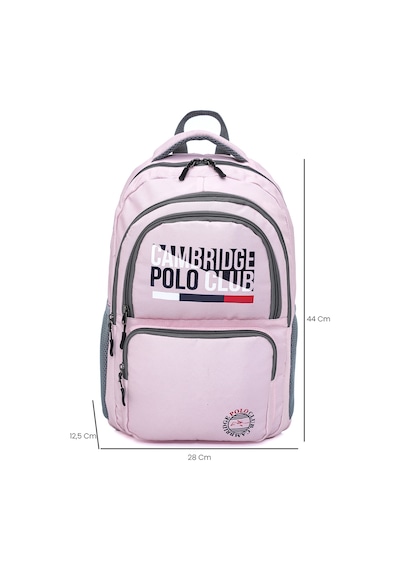 Cambridge Polo Club Unisex Fonksiyonel Ortaokul Sırt Çantası Şeftali
