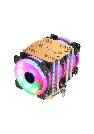 Cold Frost Rgb Fanlı Intel Amd Uyumlu Bakır Borulu Cpu Soğutucu İşlemci Fanı Cold Frost 603