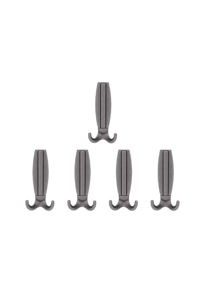 Best Lüks Portmanto Askı, Metal, Vestiyer Askı, 230 Gr, Dolap Askılık, Duvar Askılığı, Titanyum Vidalı 5 Adet