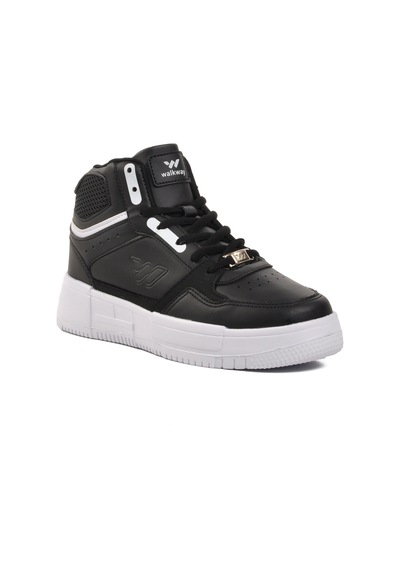Walkway Berry Hi Siyah-beyaz Bağcıklı Unisex Hi Sneaker 001