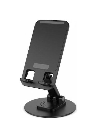 Ayarlanabilir Masaüstü Telefon Ve Tablet Standı Kaymaz Silikon Destekli, Yükseklik Ve Açı Ayarlı, Katlanabili