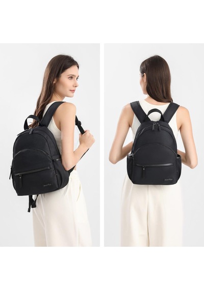 Smart Bags Twill Dimi Kumaş Kadın Sırt Çantası 3326 Vizon