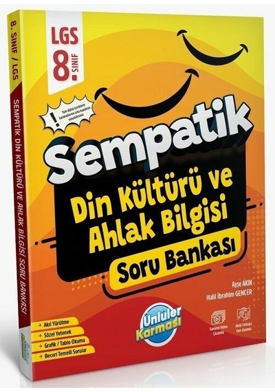 Ünlüler 8. Sınıf Lgs Din Kültürü Ve Ahlak Bilgisi Sempatik Soru B
