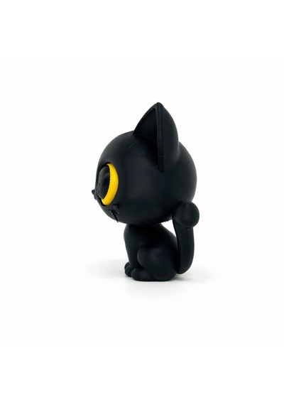 Sevimli Siyah Kedi Figürü 3d Baskı Dekoratif Kedi Heykeli Masaüstü Ev Dekoru 0