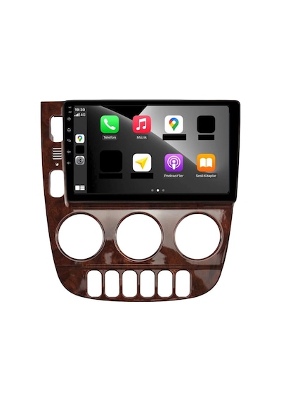 Mercedes Ml Android Multimedya Sistemi 4-64 Cadence 2001-2005 +360 Kamera 9"