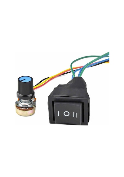 Dc 60v 20a Dc Motor Sürücü Pwm Hız Kontrol Ileri Geri Yön Anahtar