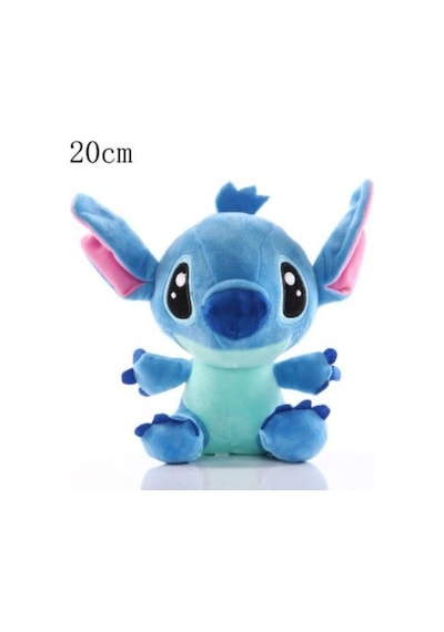 Disney Lilo And Stitch 20 Cm Sevimli Peluş Oyuncak Mavi