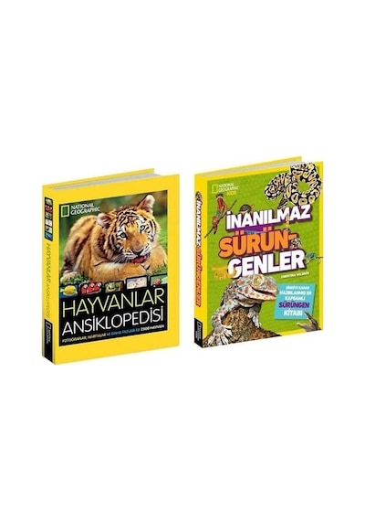 National Geographic Kids Hayvanlar Ansiklopedi Seti - 2 Kitap Takım- Beta Kids