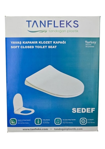 Klozet Kapağı Sedef Beyaz