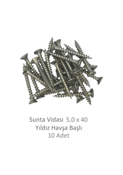 Adilon Sunta Vidası 5.0 x 040 10'Lu