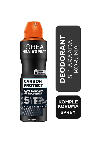 L'oreal Paris Men Expert Carbon Protect Deodorant 150 Ml