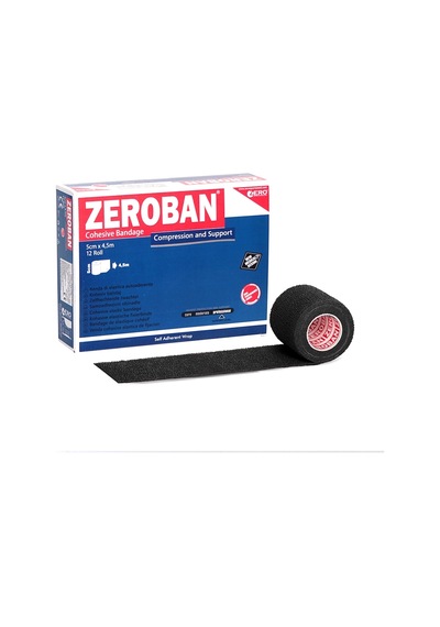 Zeroban Bandaj 5 CM x 4.5 M Siyah