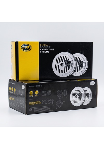Hella Supertone Set 12v Crom Korna