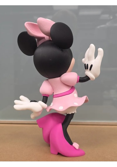 Minie Mause Figür 20cm-3d Baskı-kolleksiyonluk Biblo