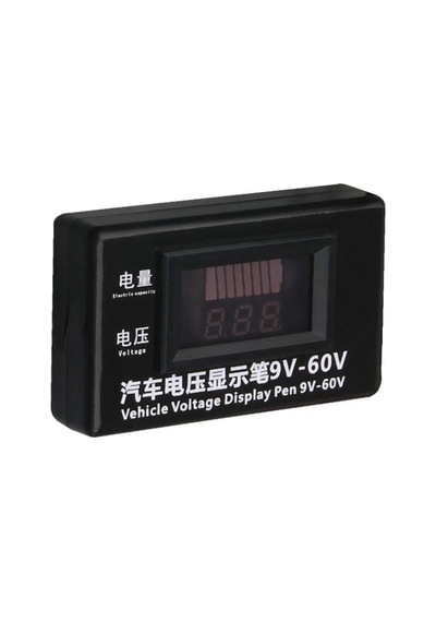9-60v Otomotiv Lcd Dijital Devre Test Cihazı Gerilim Ölçer.