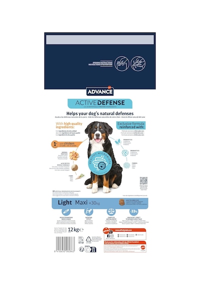 Maxi Light Tavuklu Büyük Irk Yetişkin Köpek Kuru Maması 12 Kg