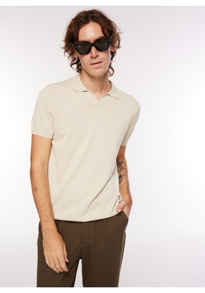 At.p.co Polo Yaka Slim Fit Gri Erkek Kazak A26475c100-
