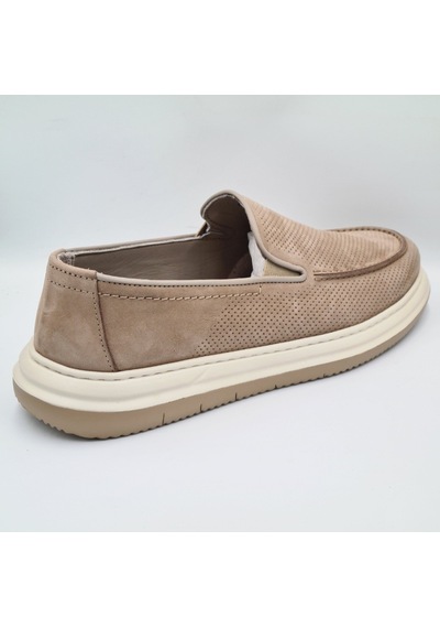 Greyder 64696 Vizon Nubuk Deri Erkek Casual Comfort Ayakkabı Vizon
