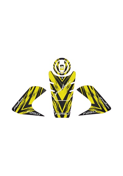 Motosıklet Kaplama Bajaj Pulsar F250 Tank Pad Set 2022/2024 Uyumlu 01