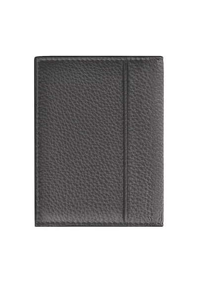 Mont Blanc Montblanc Grain Deri 4 Bölmeli Kartlık 223047 Gri