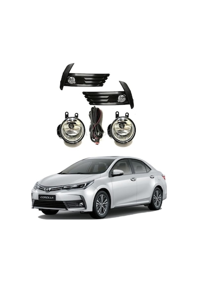 Toyota Corolla Uyumlu 2017-2018 Sis Lambası Farı Full Set