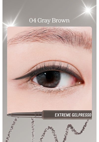 Clio Extreme Gelpresso Pencil Liner 04 Gray Brown