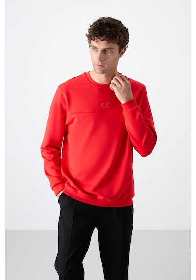 Tommy Life Keith Fiesta - Siyah Basic Erkek Eşofman Takım - 85231 Kırmızı - Siyah
