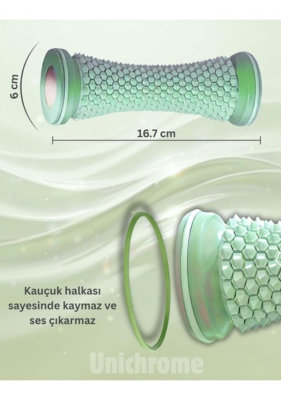 Ayak Masaj Silindiri - Derin Doku Masajı İçin Yüksek Performanslı Silindir Yeşil