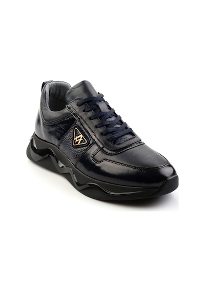 Bambi Lacivert Leather Erkek Sneaker E01347072114 Lacivert