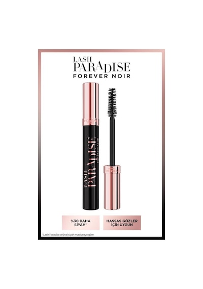 L'Oréal Paris Lash Paradise Forever Noir Maskara