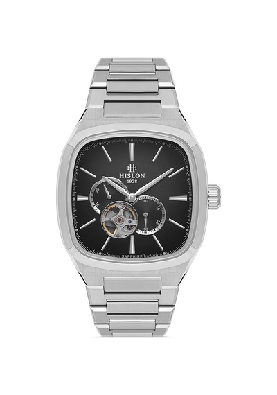 Hislon Men's Solid Sd218s-04ss Gri