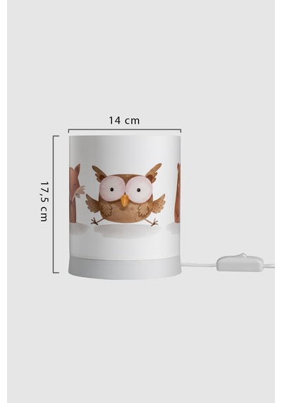 Kids Çocuk Bebek Odası Abajur - Renkli Figürlü Tasarımlı Gece Lambası - Sevimli Dekoratif Çocuk Odası Abajur Fox & Owl Fox & Owl Kids Çocuk Bebek Odası Abajur - Renkli Figürlü Tasarımlı Gece Lambası - Sevimli Dekoratif Çocuk Odası Abajur Fox & Owl Fox & Owl