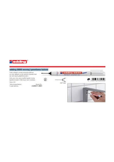 Edding 8850 Montaj Işaretleme Kalemi Siyah