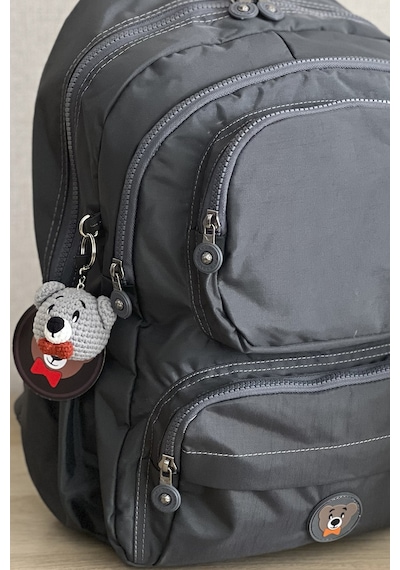 Nemo Bags Gri Orta Boy Okul Sırt Çantası