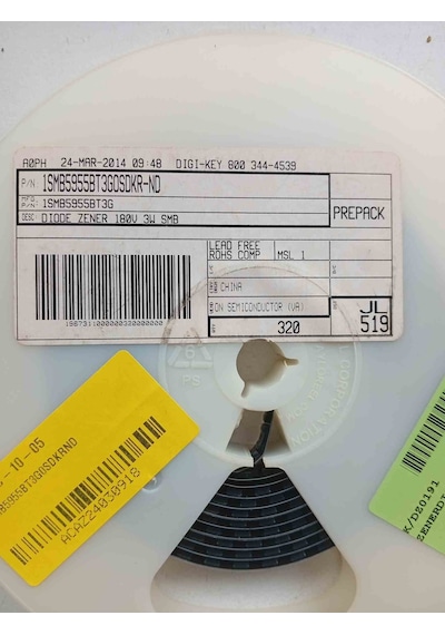 180v 3w Smb Smd Zener Diyot 20 Adet