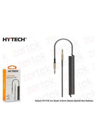 Hytech Hy-x71 Kutulu Beyaz/sıyah Aux Kablo