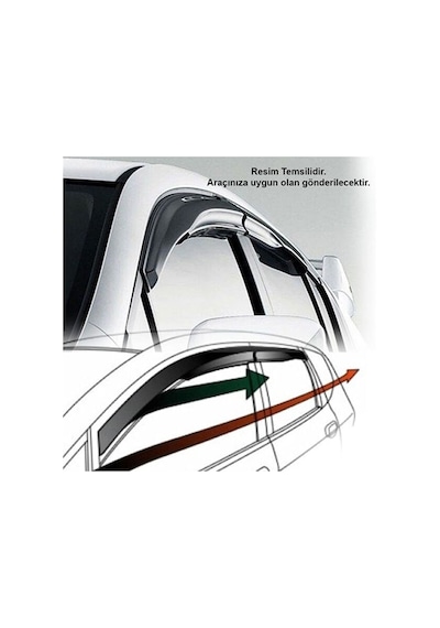 Hyundai İx35 2010-2015 Sport Style Cam Rüzgarlığı