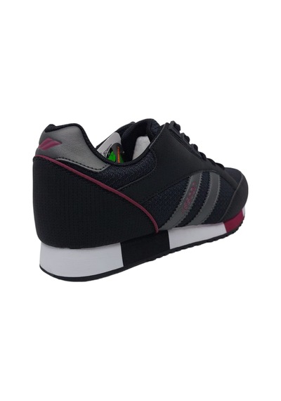 Lescon Boston 5 Erkek Siyah Bağcıklı Sneakers Spor Ayakkabı Siyah